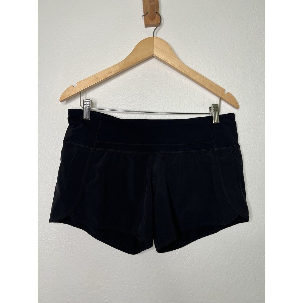 Lululemon Run Times Black Short Size 8 Running